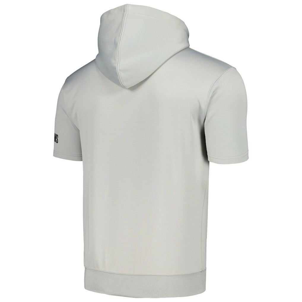 Fanatics New Orleans Pelicans Short Sleeve Pullover Hoodie Silver/Red