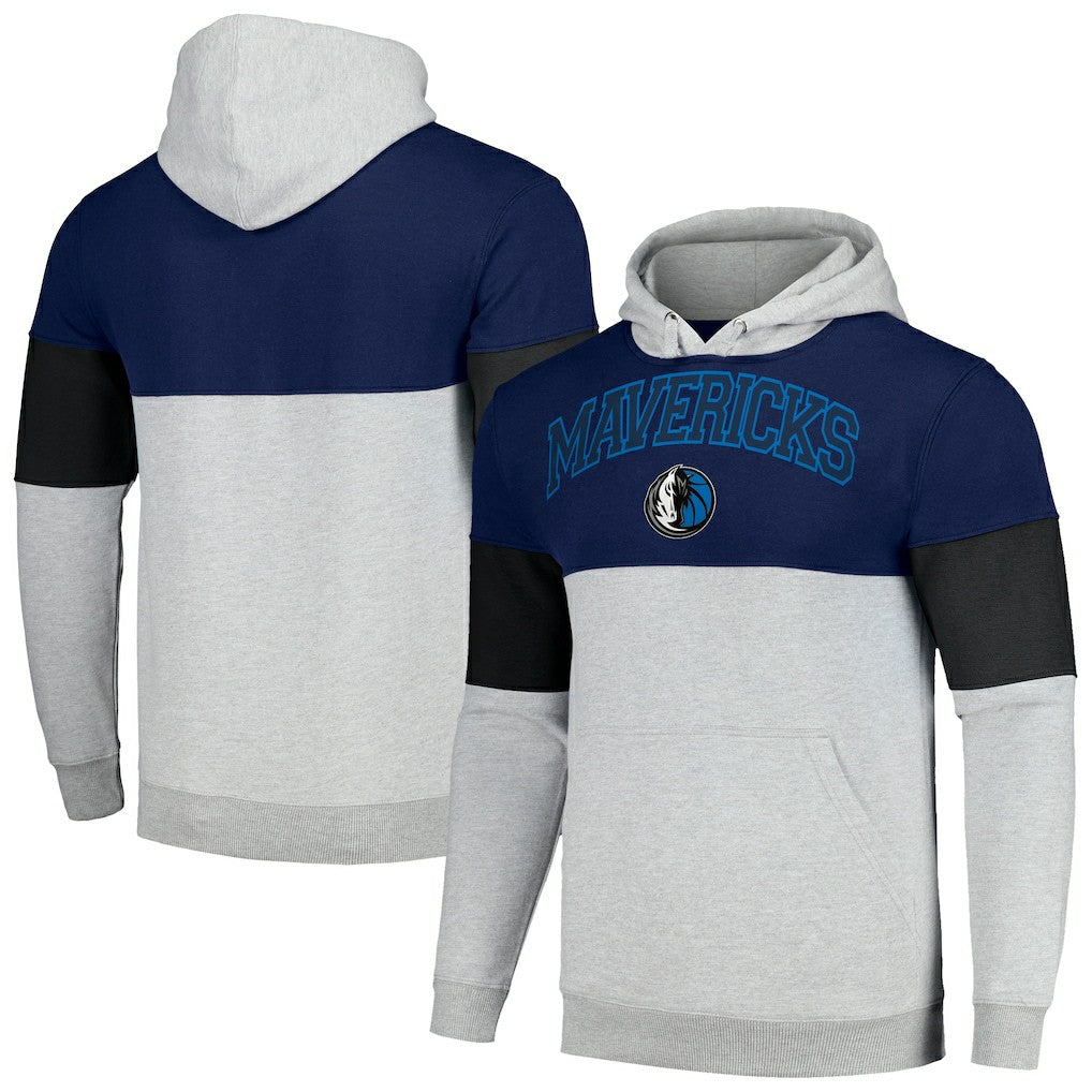 Fanatics Dallas Mavericks Big & Tall Pullover Hoodie Navy/Black