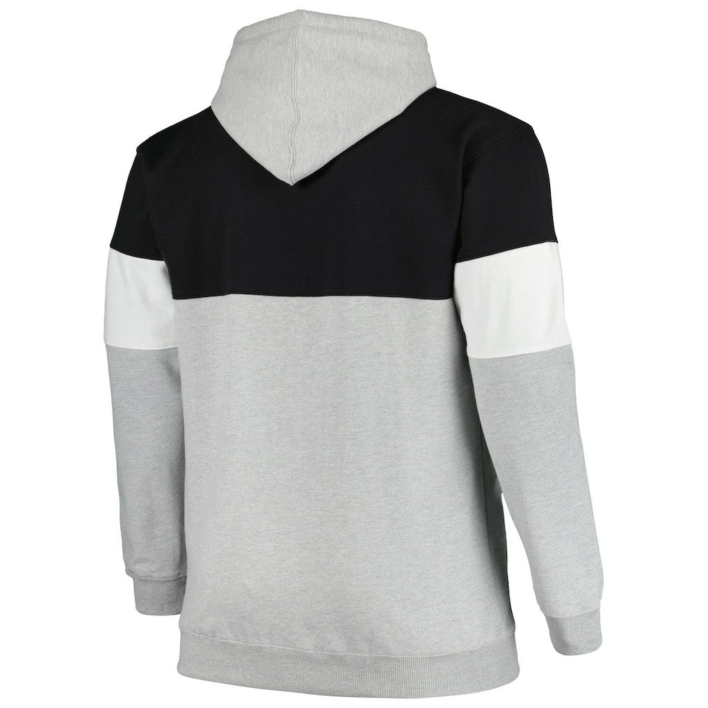 Fanatics Brooklyn Nets Big & Tall Pullover Hoodie Black/White