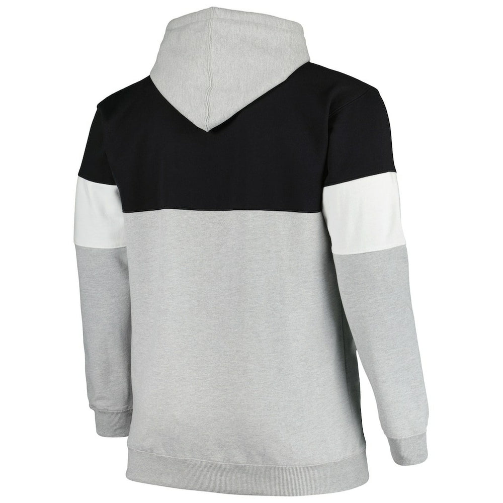Fanatics Brooklyn Nets Big & Tall Pullover Hoodie Black/White
