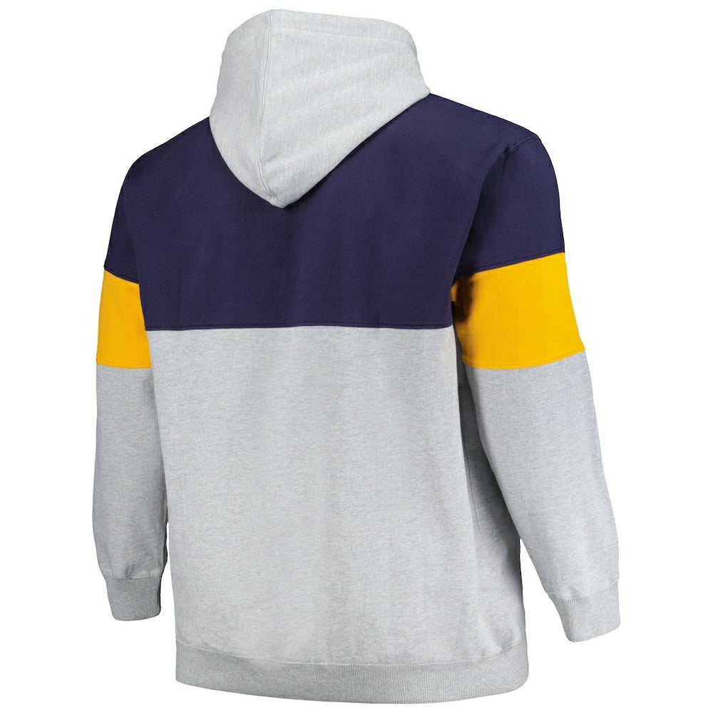 Fanatics Denver Nuggets Big & Tall Pullover Hoodie Navy/Gold