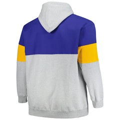 Fanatics Golden State Warriors Big & Tall Pullover Hoodie Royal/Gold