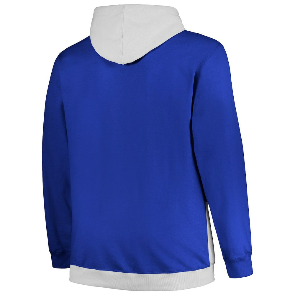 Fanatics Philadelphia 76ers Big & Tall Primary Arctic Pullover Hoodie Royal/Silver