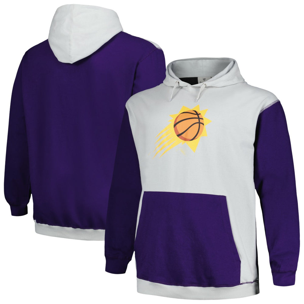 Fanatics Phoenix Suns Big & Tall Primary Arctic Pullover Hoodie Purple/Silver