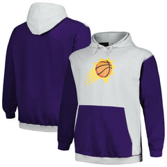 Fanatics Phoenix Suns Big & Tall Primary Arctic Pullover Hoodie Purple/Silver