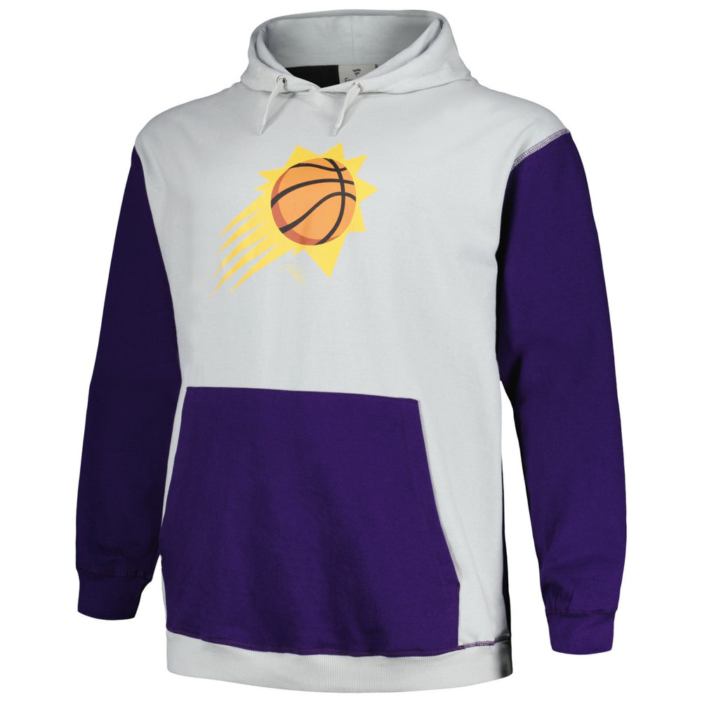 Fanatics Phoenix Suns Big & Tall Primary Arctic Pullover Hoodie Purple/Silver