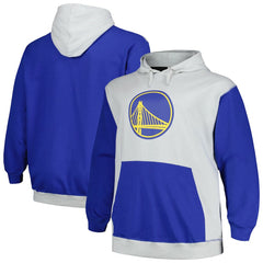 Fanatics Golden State Warriors Big & Tall Primary Arctic Pullover Hoodie Royal/Silver