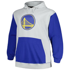 Fanatics Golden State Warriors Big & Tall Primary Arctic Pullover Hoodie Royal/Silver
