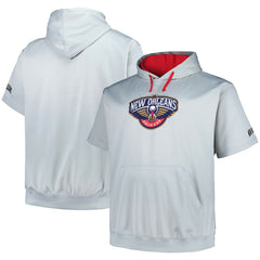 Fanatics New Orleans Pelicans Big & Tall Logo Pullover Hoodie Silver