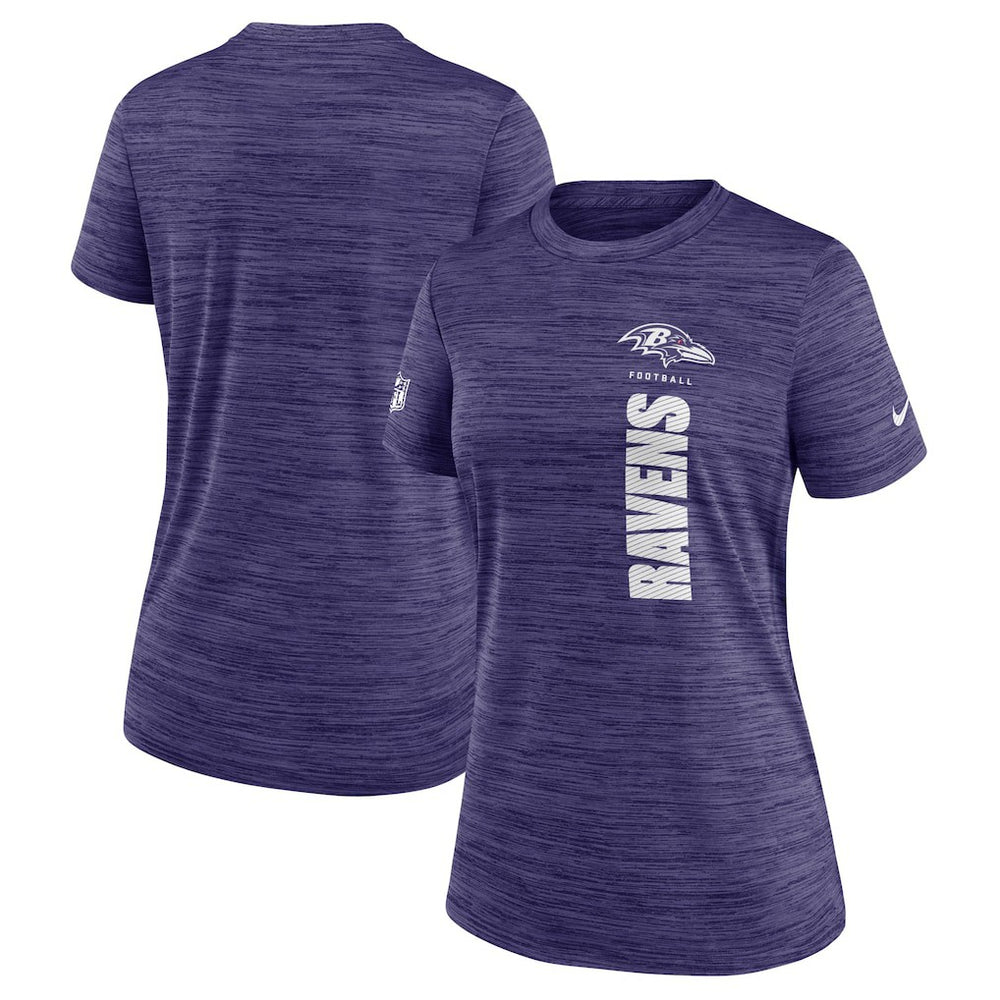 Baltimore Ravens Women's Sideline Velocity Dri-FIT T-Shirt - Purple - Nike