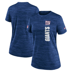 New York Giants Women's Sideline Velocity Dri-FIT T-Shirt - Royal - Nike