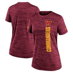 Washington Commanders Women's Sideline Velocity Dri-FIT T-Shirt - Burgundy - Nike