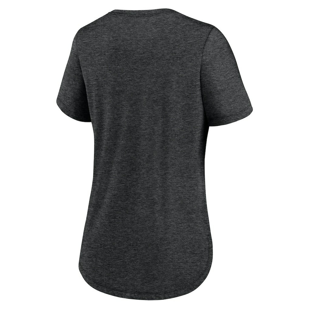 New York Jets Women's Fashion Tri-Blend T-Shirt - Heather Black - Nike