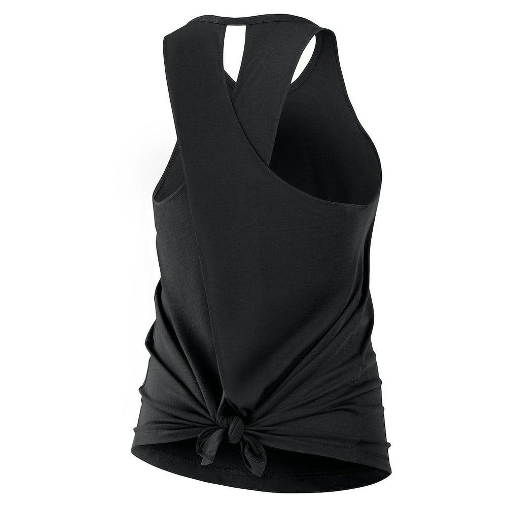 Jacksonville Jaguars Women's Open-Back Crisscross Dri-FIT Tank Top - Black - Nike