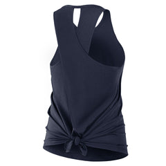 Tennessee Titans Women's Open-Back Crisscross Dri-FIT Tank Top - Navy - Nike
