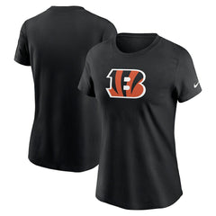 Cincinnati Bengals Women's Primary Logo T-Shirt - Black - Nike