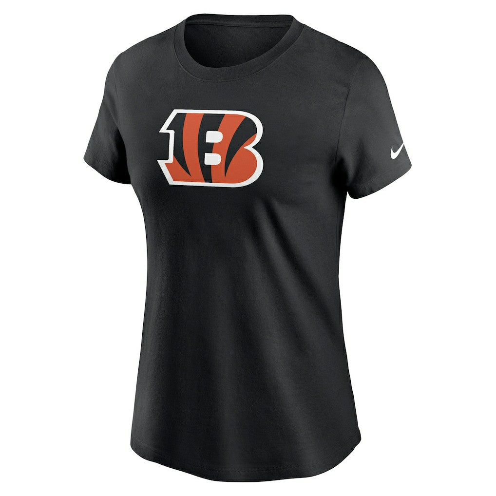 Cincinnati Bengals Women's Primary Logo T-Shirt - Black - Nike
