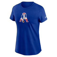 New England Patriots Women's Throwback Primary Logo T-Shirt - Royal - Nike
