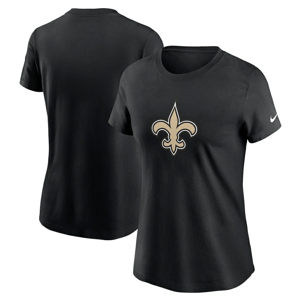 New Orleans Saints Women's Primary Logo T-Shirt - Black - Nike