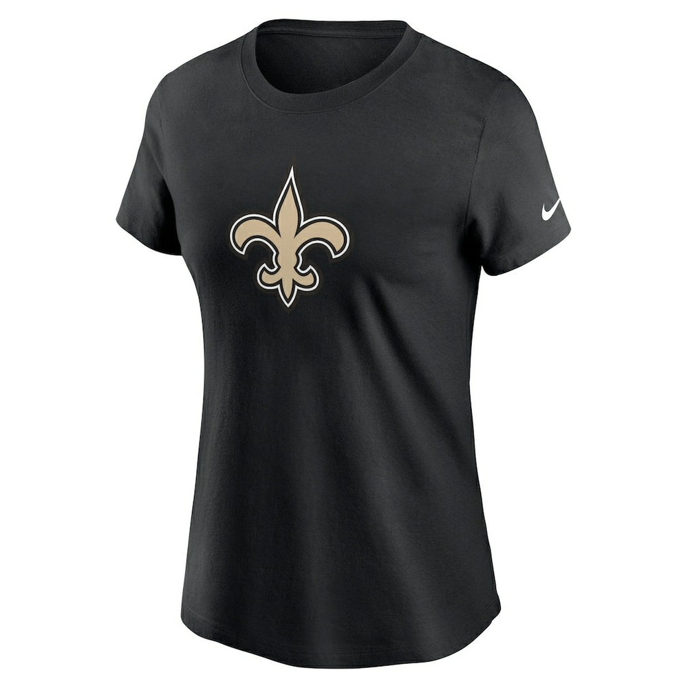 New Orleans Saints Women's Primary Logo T-Shirt - Black - Nike