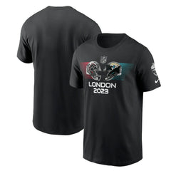 Atlanta Falcons vs. Jacksonville Jaguars 2023 London Game Essential T-Shirt - Black - Nike