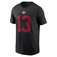 Brock Purdy San Francisco 49ers Player Name & Number T-Shirt - Black - Nike