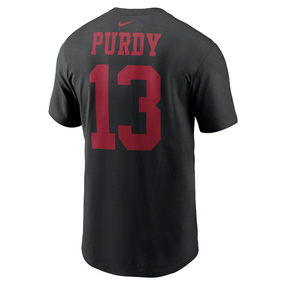 Brock Purdy San Francisco 49ers Player Name & Number T-Shirt - Black - Nike