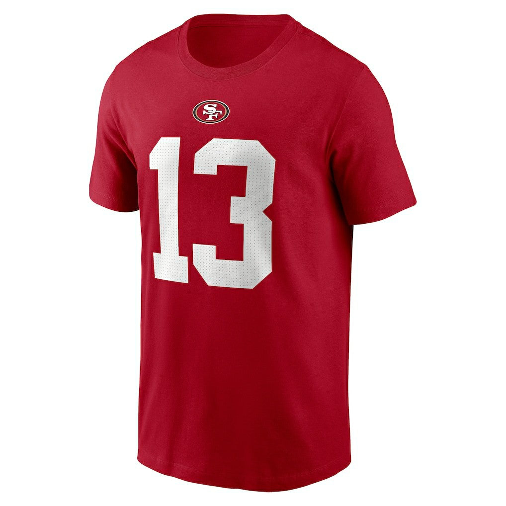 Brock Purdy San Francisco 49ers Player Name & Number T-Shirt - Scarlet - Nike