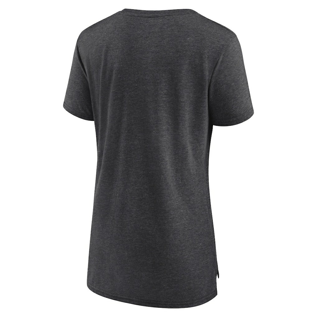 Jacksonville Jaguars Women's Our Pastime Tri-Blend T-Shirt - Heather Charcoal - Fanatics