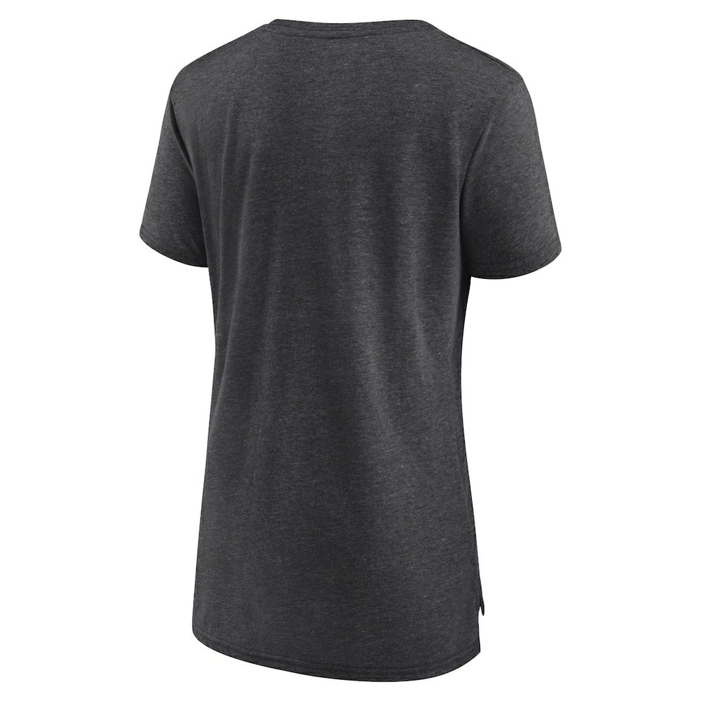 Jacksonville Jaguars Women's Our Pastime Tri-Blend T-Shirt - Heather Charcoal - Fanatics