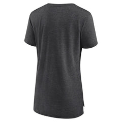 Jacksonville Jaguars Women's Our Pastime Tri-Blend T-Shirt - Heather Charcoal - Fanatics
