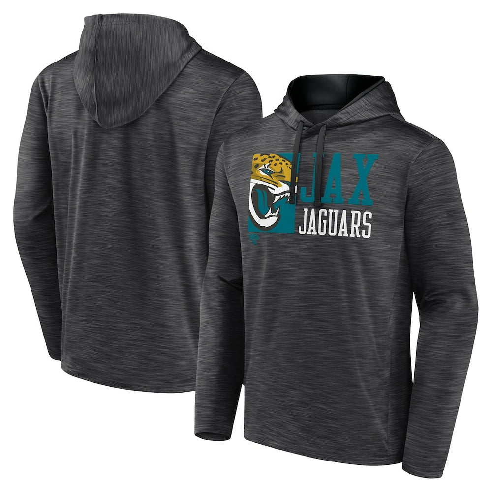 Jacksonville Jaguars Never Quit Hoodie - Heather Charcoal - Fanatics