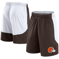 Cleveland Browns Go Hard Shorts - Brown/White - Fanatics