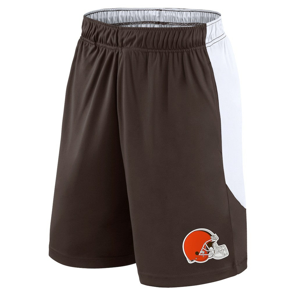 Cleveland Browns Go Hard Shorts - Brown/White - Fanatics