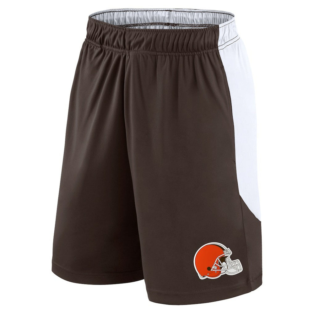 Cleveland Browns Go Hard Shorts - Brown/White - Fanatics