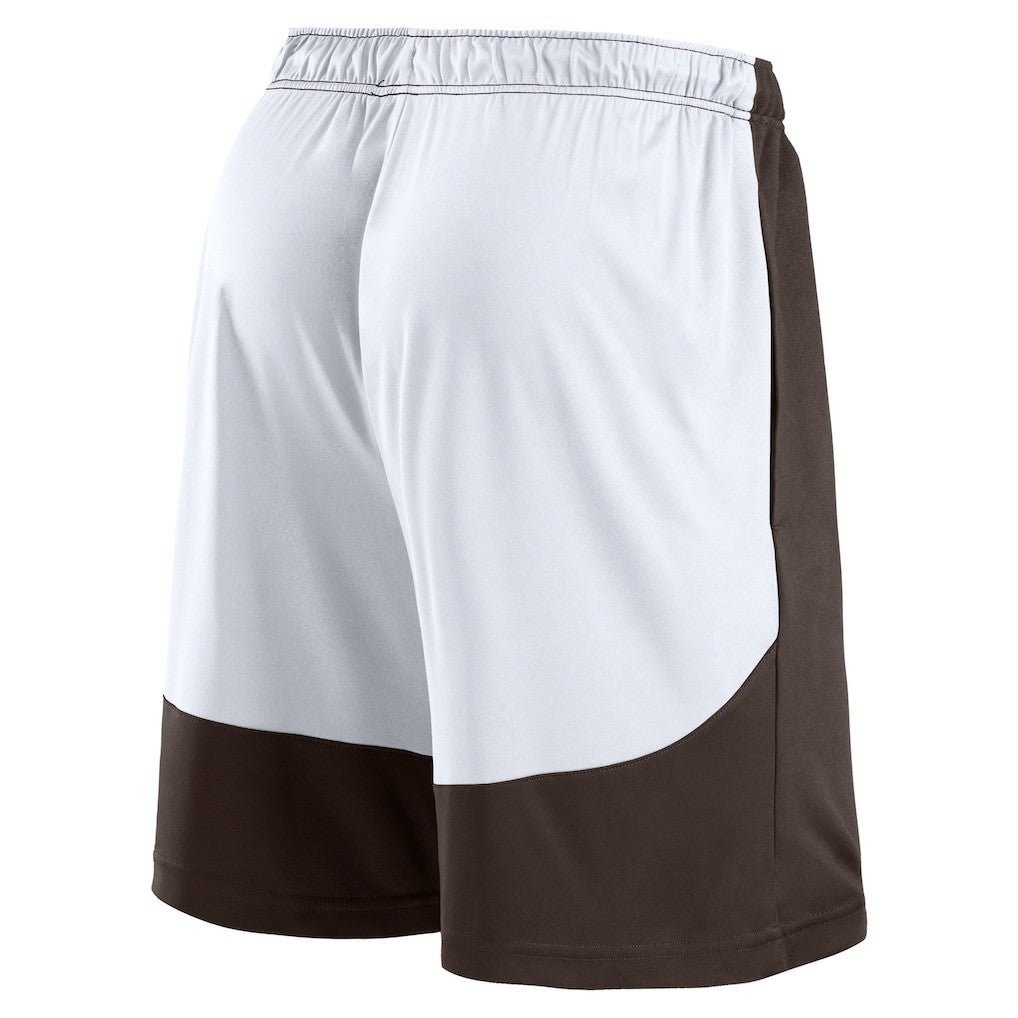 Cleveland Browns Go Hard Shorts - Brown/White - Fanatics