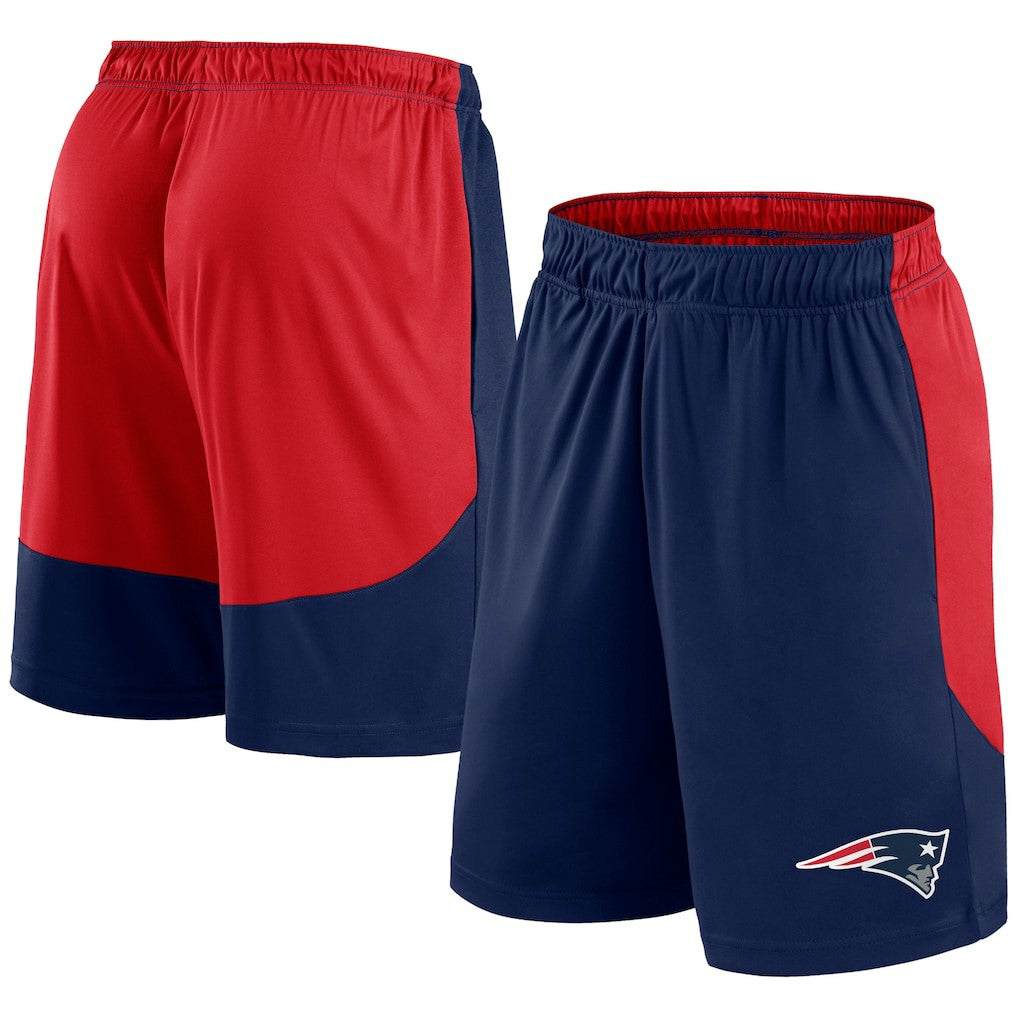 New England Patriots Go Hard Shorts - Navy/Red - Fanatics