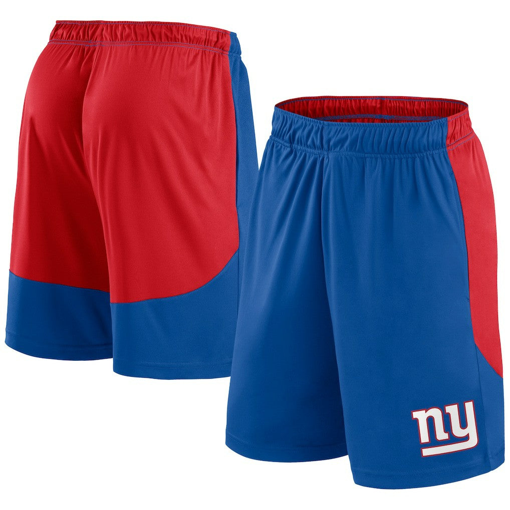 New York Giants Go Hard Shorts - Royal/Red - Fanatics