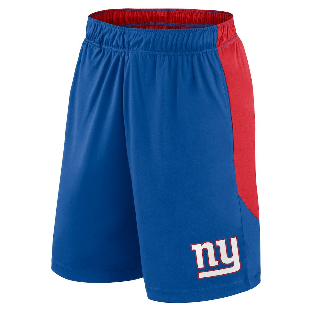New York Giants Go Hard Shorts - Royal/Red - Fanatics