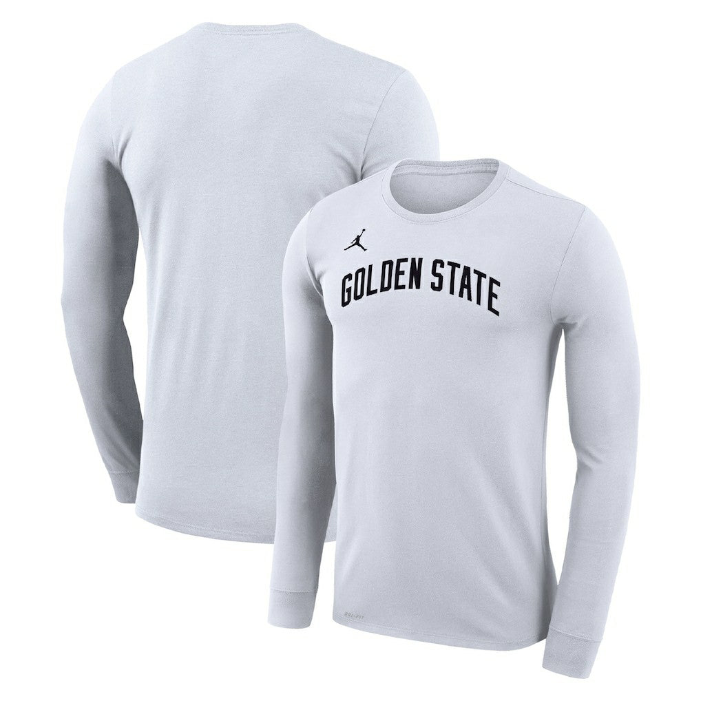 Golden State Warriors Jordan Brand Unisex Statement Edition Legend Performance Long Sleeve T-Shirt White