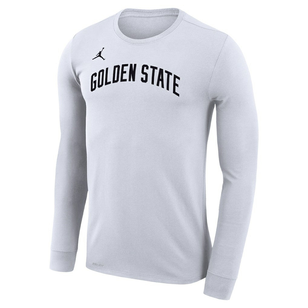 Golden State Warriors Jordan Brand Unisex Statement Edition Legend Performance Long Sleeve T-Shirt White