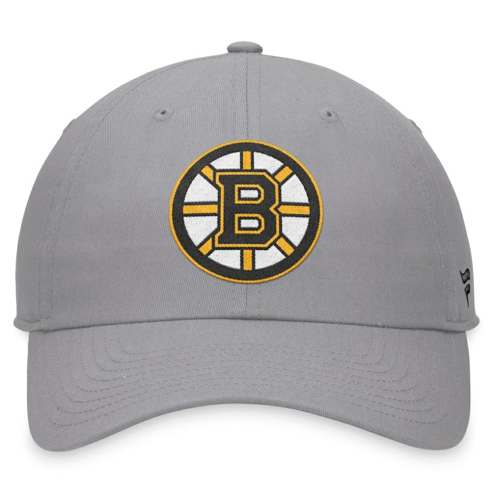 Boston Bruins Fanatics Extra Time Adjustable Hat - Gray | Fanatics Lifestyle