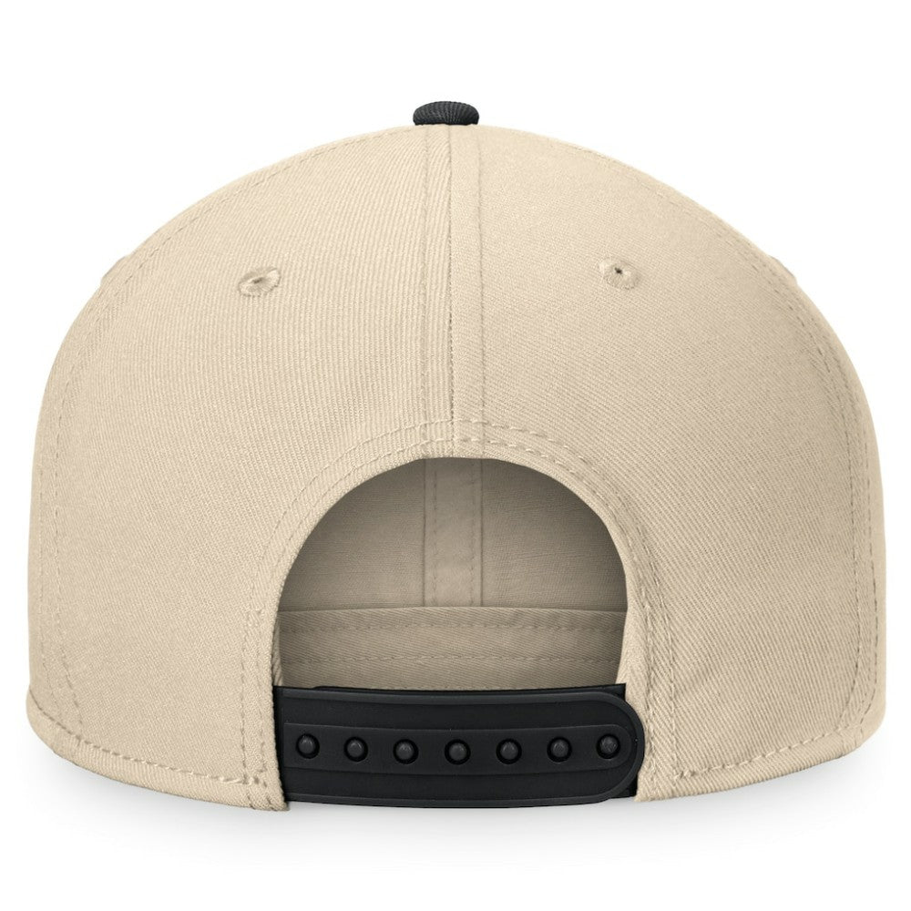 Boston Bruins Fanatics Goalaso Snapback Hat - Cream/Black | Fanatics discount