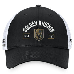 Vegas Golden Knights Fanatics Free Kick Trucker Adjustable Hat - Black/White | Fanatics discount