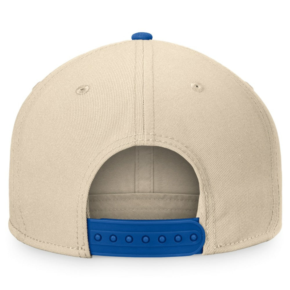New York Islanders Fanatics Goalaso Snapback Hat - Cream/Royal | Fanatics sale