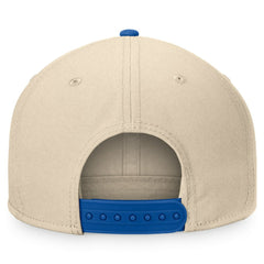 New York Islanders Fanatics Goalaso Snapback Hat - Cream/Royal | Fanatics sale