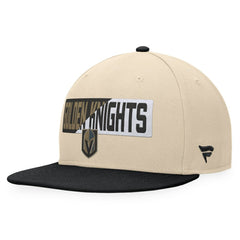 Vegas Golden Knights Fanatics Goalaso Snapback Hat - Cream/Black | Fanatics on sale