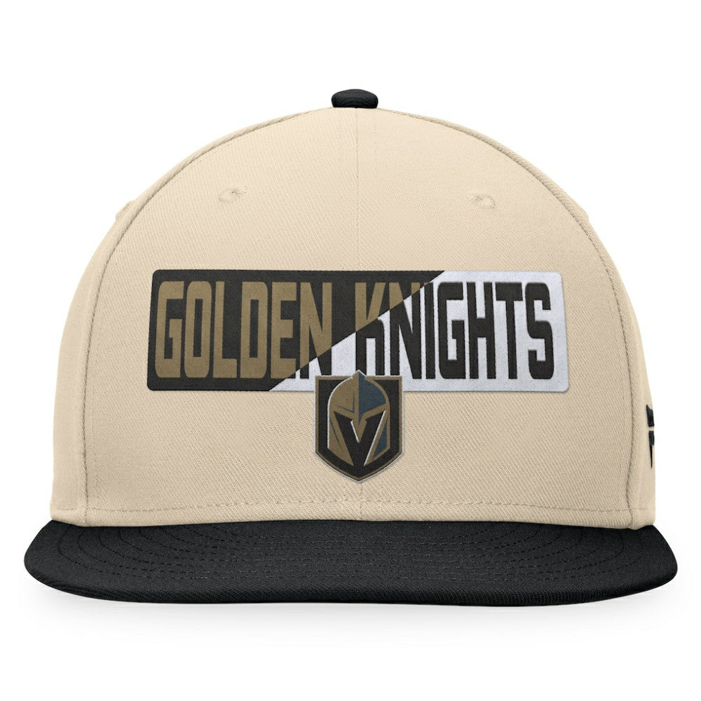 Vegas Golden Knights Fanatics Goalaso Snapback Hat - Cream/Black | Fanatics on sale