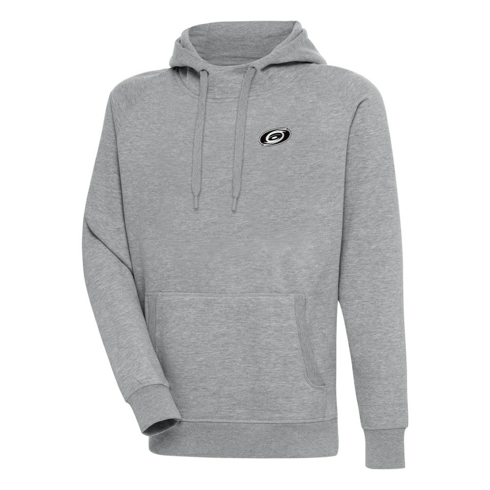 Carolina Hurricanes Antigua Metallic Logo Victory Pullover Hoodie - Heather Gray | NHL on sale