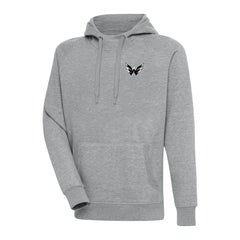Washington Capitals Antigua Metallic Logo Victory Pullover Hoodie - Heather Gray | NHL on sale